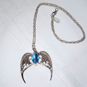 Harry Potter Ravenclaw crown deathly Hallows necklace